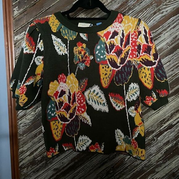 Farm Rio Margarita floral knit top - Picture 6 of 12